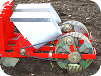 MS 23 – The market-garden seed-drill for narrow spacing and/or narrow inter-row gaps